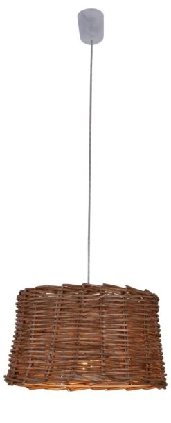 Korb-Pendelleuchte "Basket" Ø 38 Cm In Natur