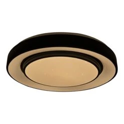 LED Deckenleuchte "Monterey" Ø 47,5 Cm In Schwarz - EEK F