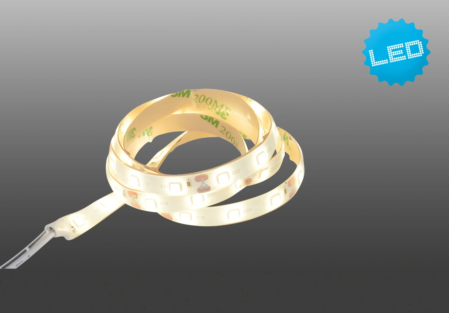 LED Stripe Indoor (L) 1 M In Warmweiß - EEK G – Bild 2