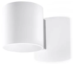 Wandleuchte GINO In Weiß Glas Tube Loft Lichtrichtung Auf Und Ab 1xG9 NICE LAMPS