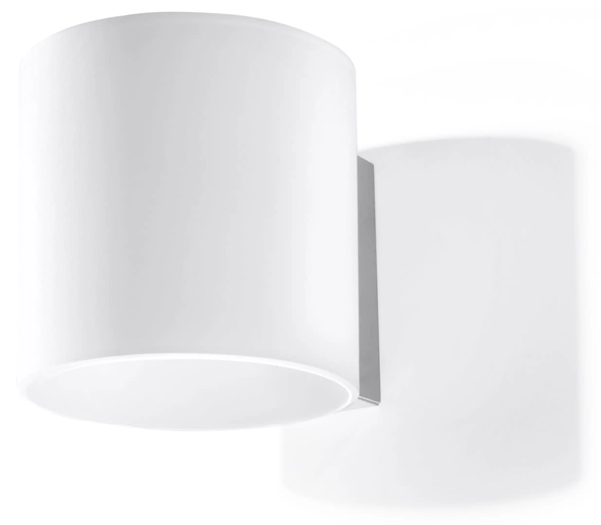 Wandleuchte GINO In Weiß Glas Tube Loft Lichtrichtung Auf Und Ab 1xG9 NICE LAMPS