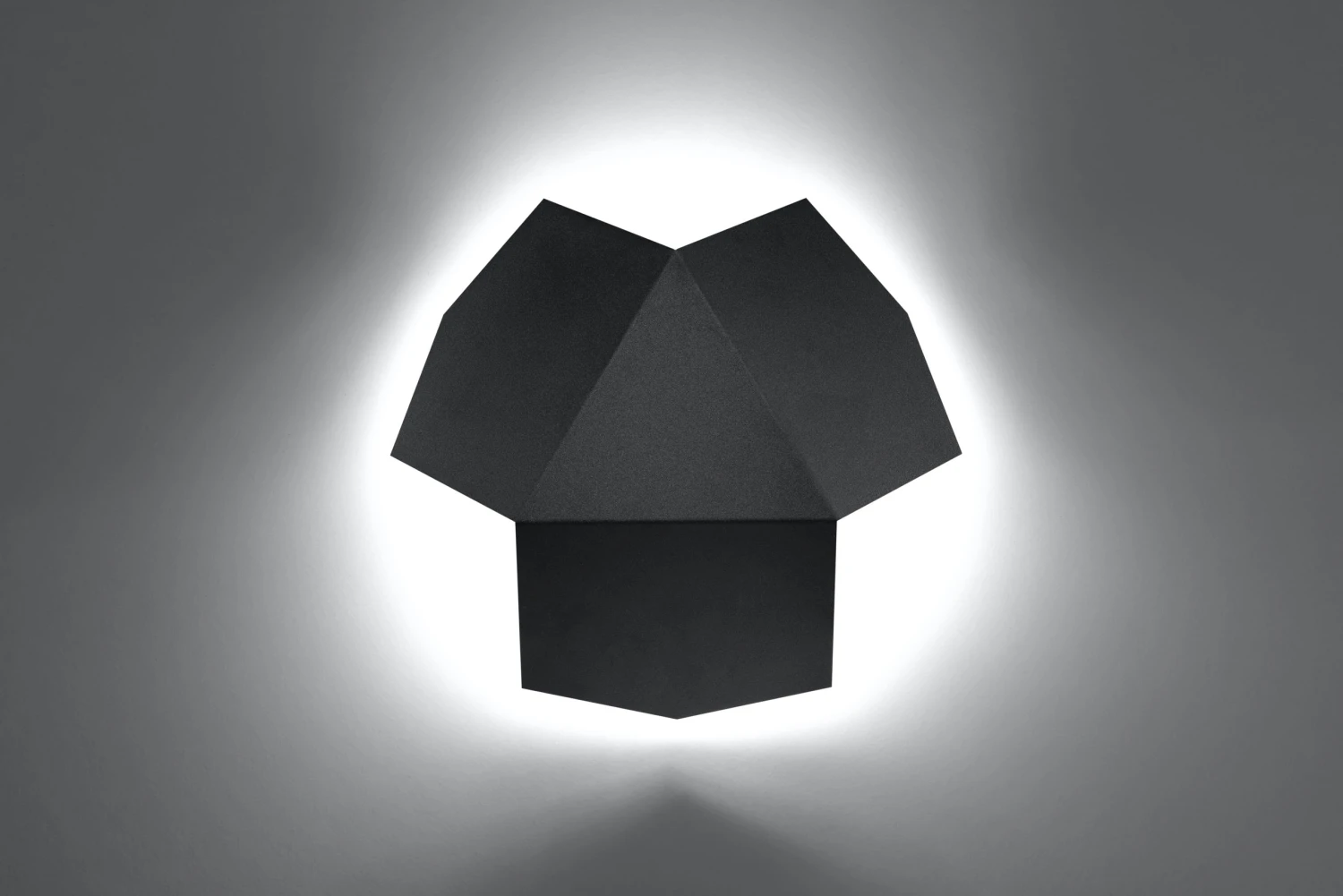 Wandleuchte HIRU Stahl In Schwarz Moderne Geometrische Lampe 2XG9 LED NICE LAMPS – Bild 3