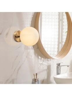 Wandleuchte In Gold - (B)15 X (H)15 Cm