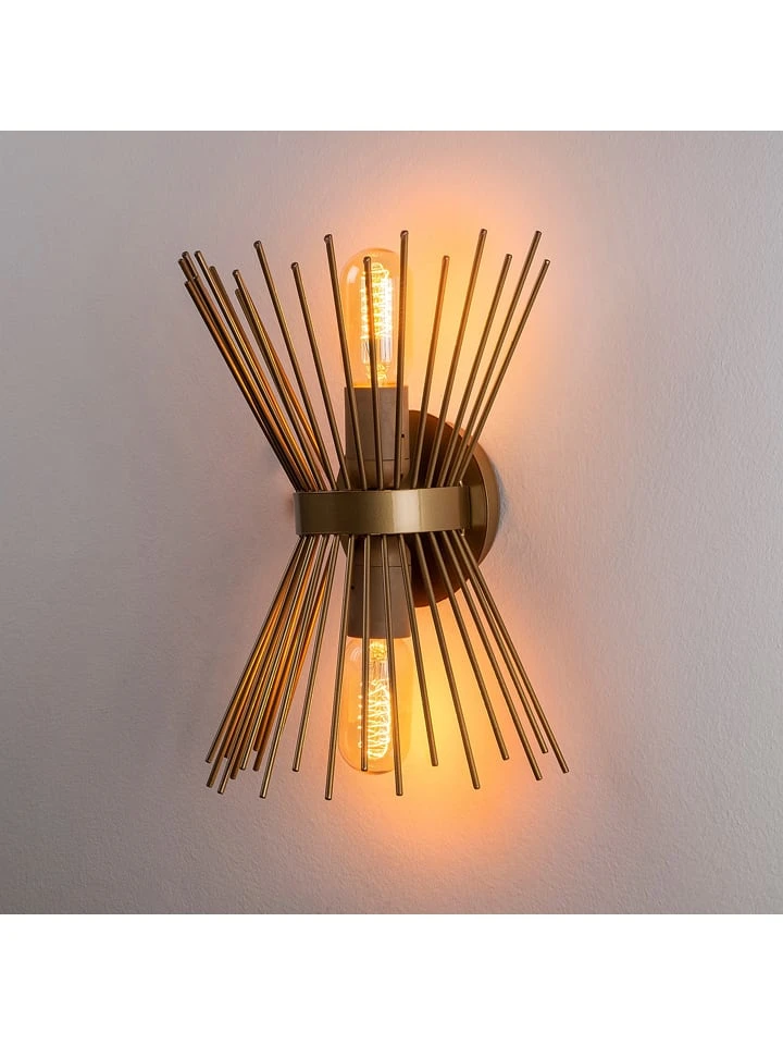 Wandleuchte "Kirpi" In Gold - (B)23 X (H)33 Cm – Bild 3