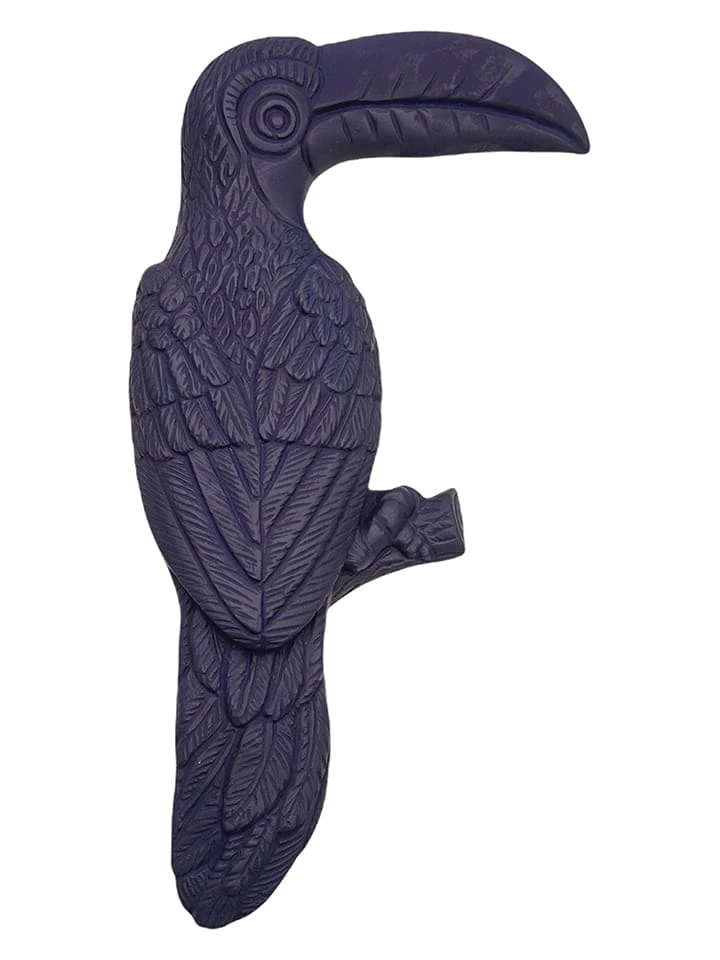 Wanddeko "Tucan" In Dunkelblau - (B)15 X (H)32 X (T)3,5 Cm