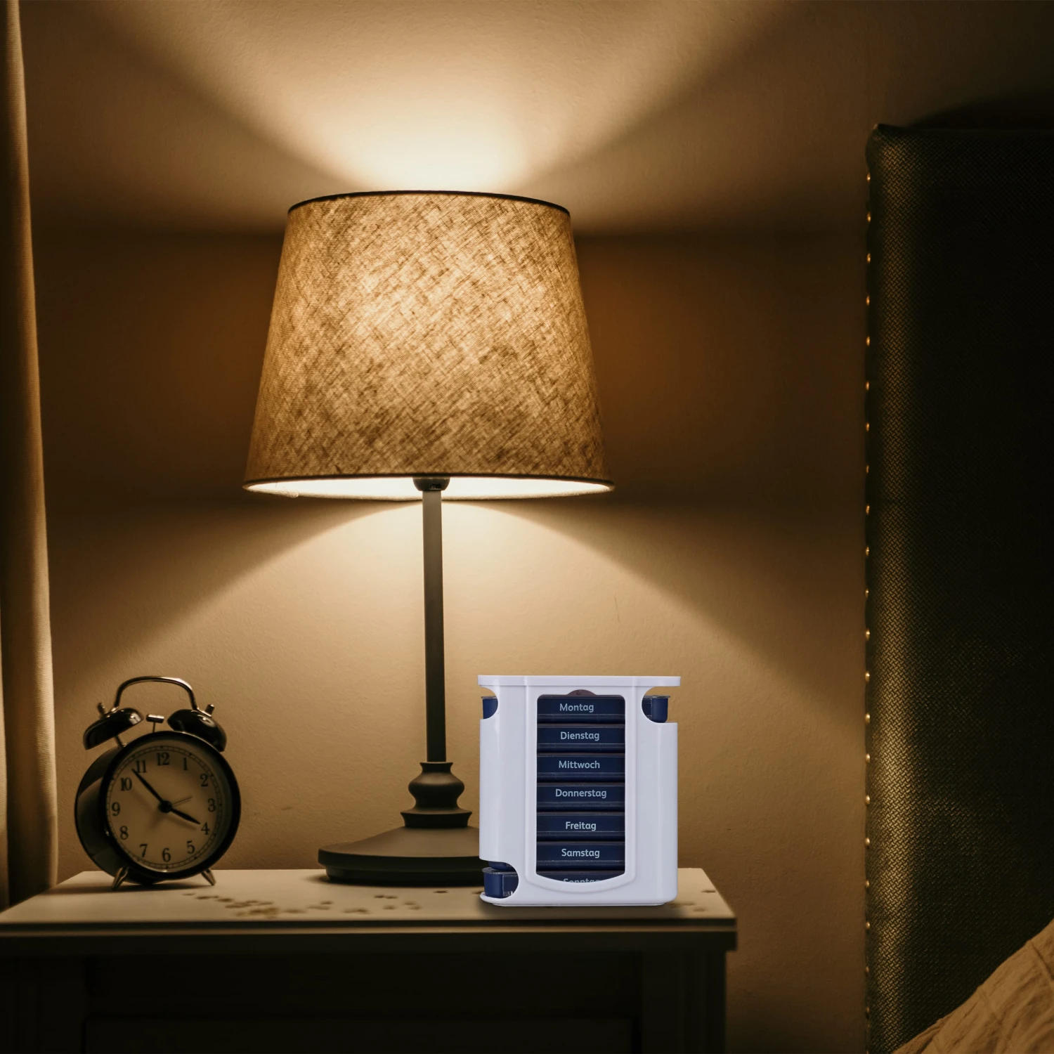 1x Pillendose In Schwarz – Bild 3