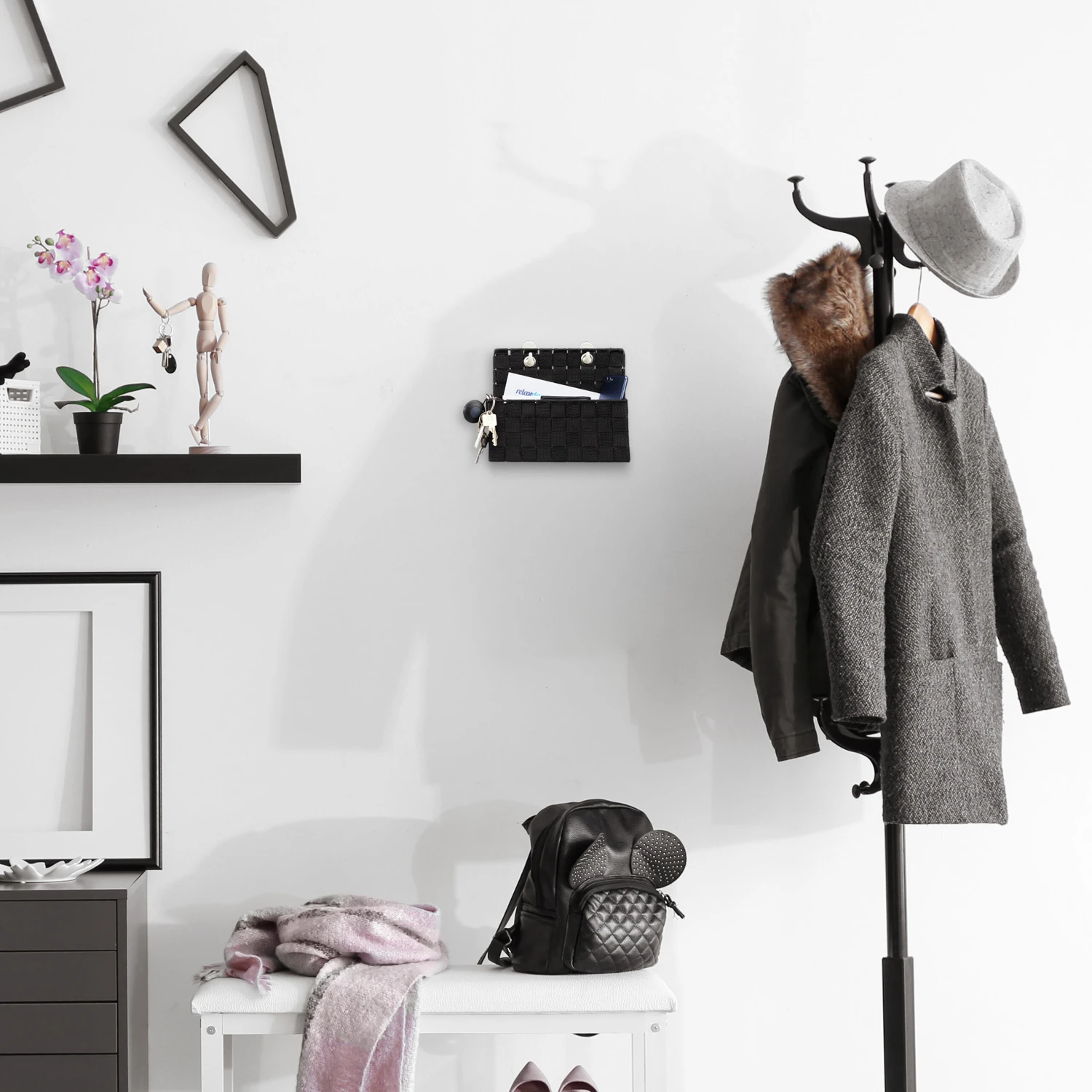 2 X Aufbewahrungskorb In Grau - (B)25x (H)20 X (T)15 Cm – Bild 3