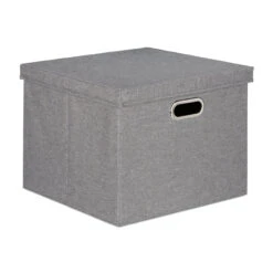2x Aufbewahrungsbox In Grau - (B)43 X (H)34 X (T)43 Cm