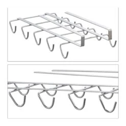 2x Tassenhalter 10 Tassen In Silber