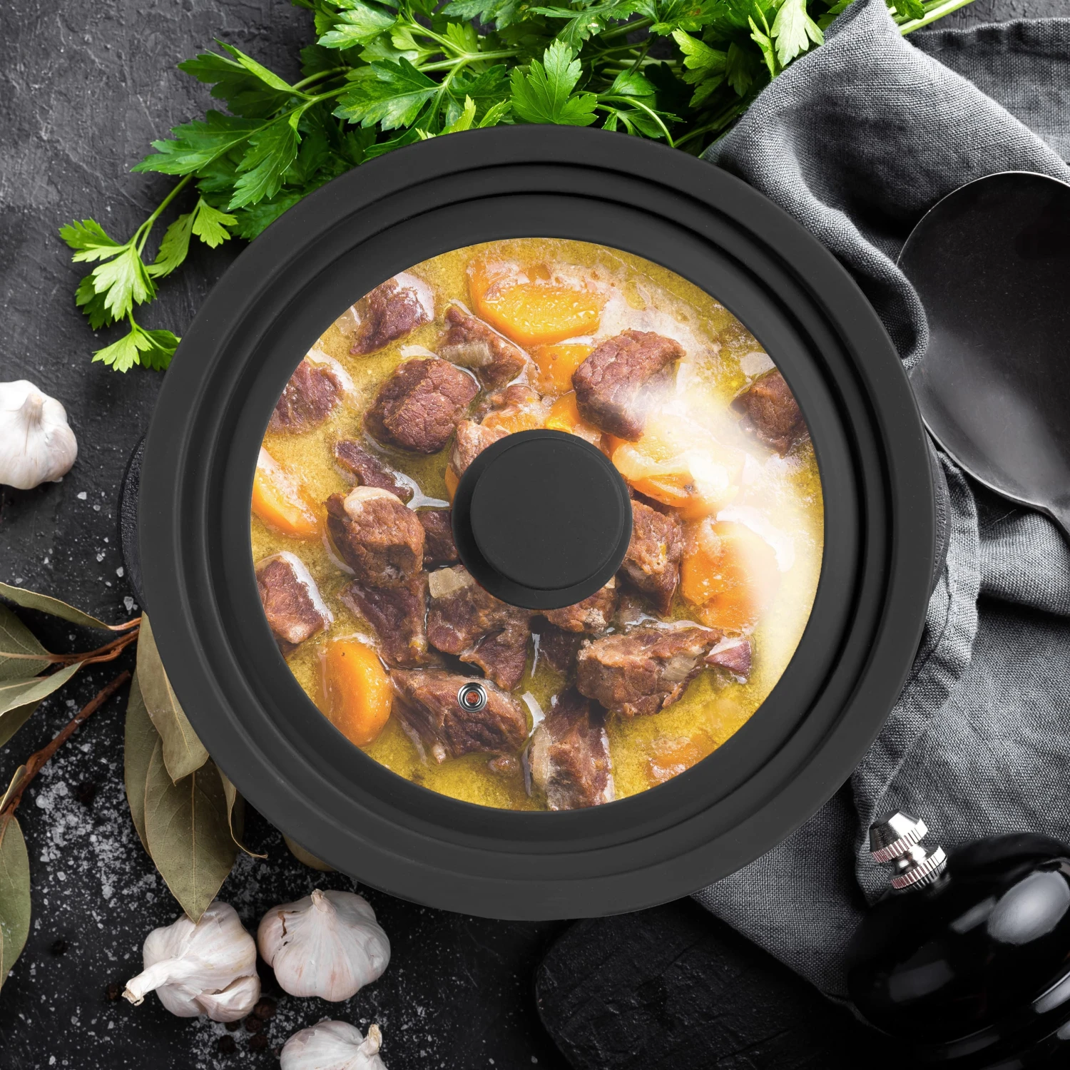 4x Universal In Grau - Ø22-26 Cm – Bild 5