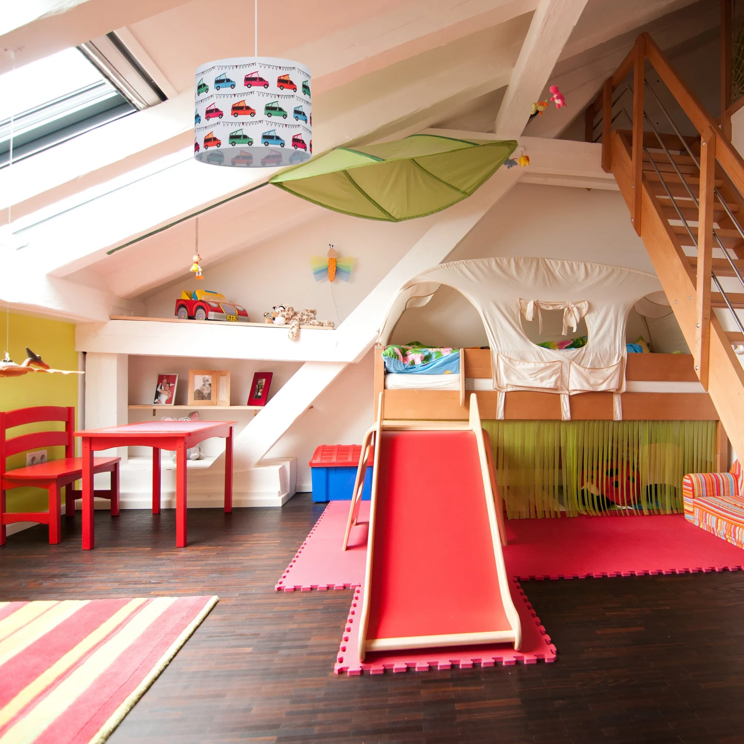 Hängelampe "Autos" In Bunt - (H)140 X Ø 35 Cm – Bild 3