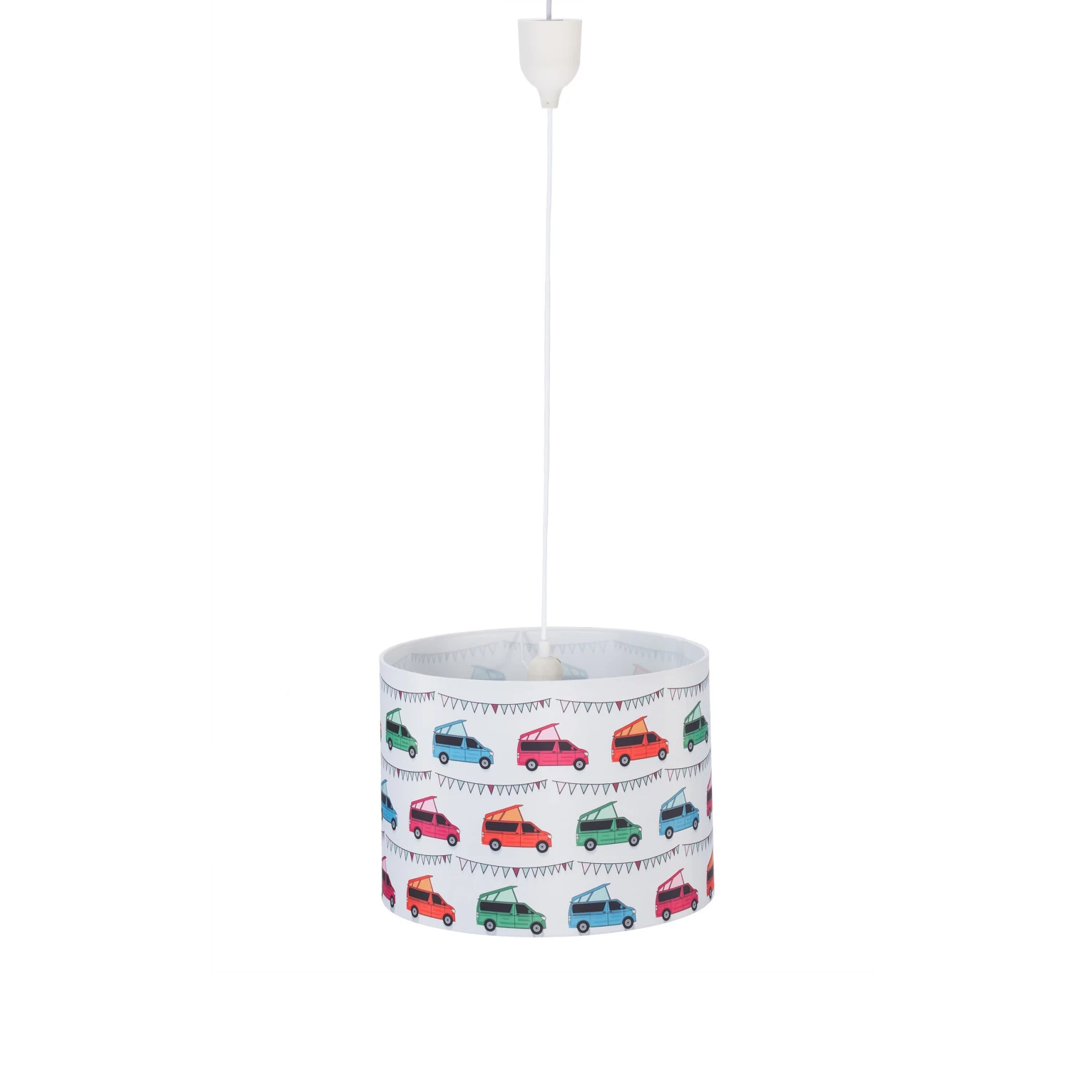 Hängelampe "Autos" In Bunt - (H)140 X Ø 35 Cm
