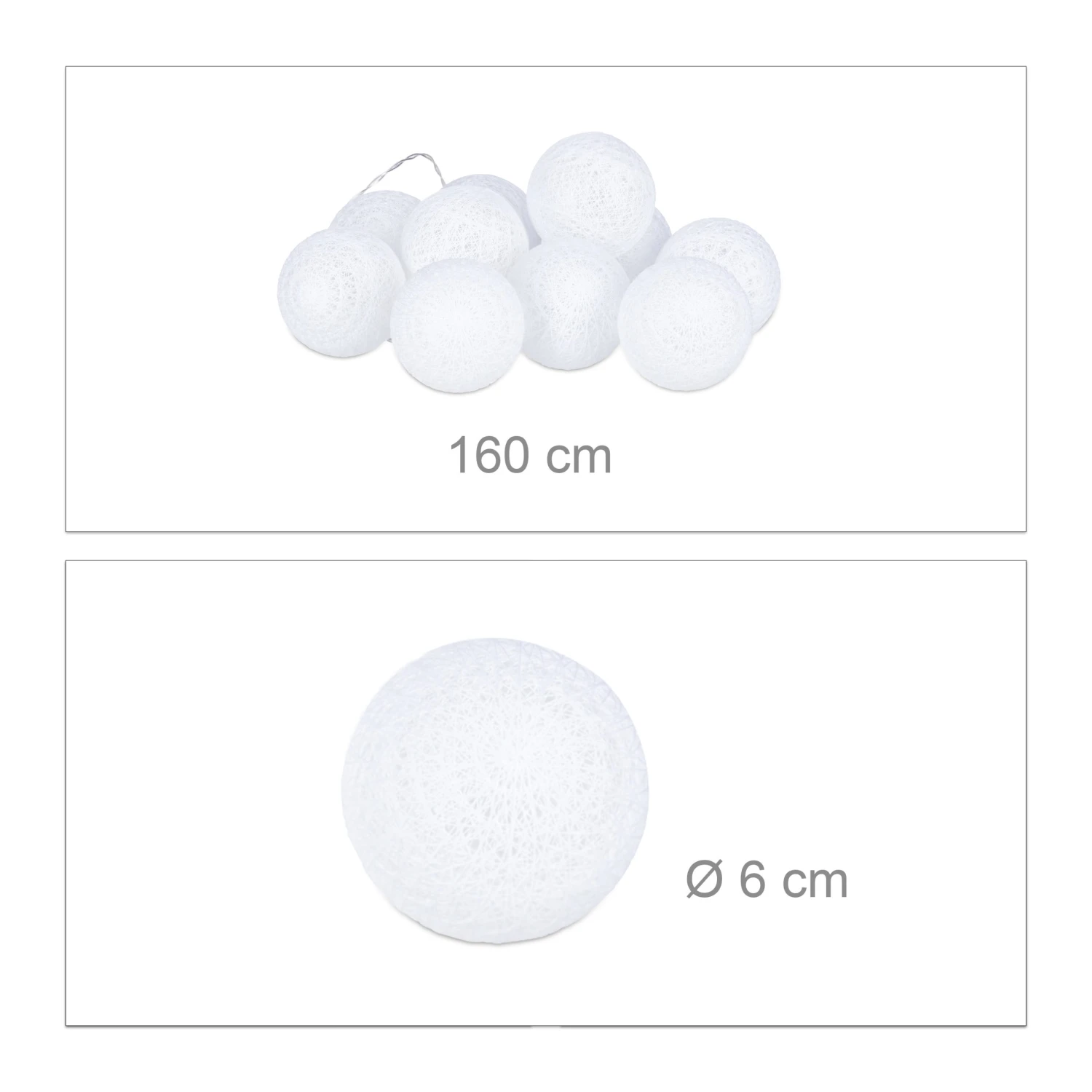 LED Lichterkette In Weiß (L)160 Cm – Bild 4