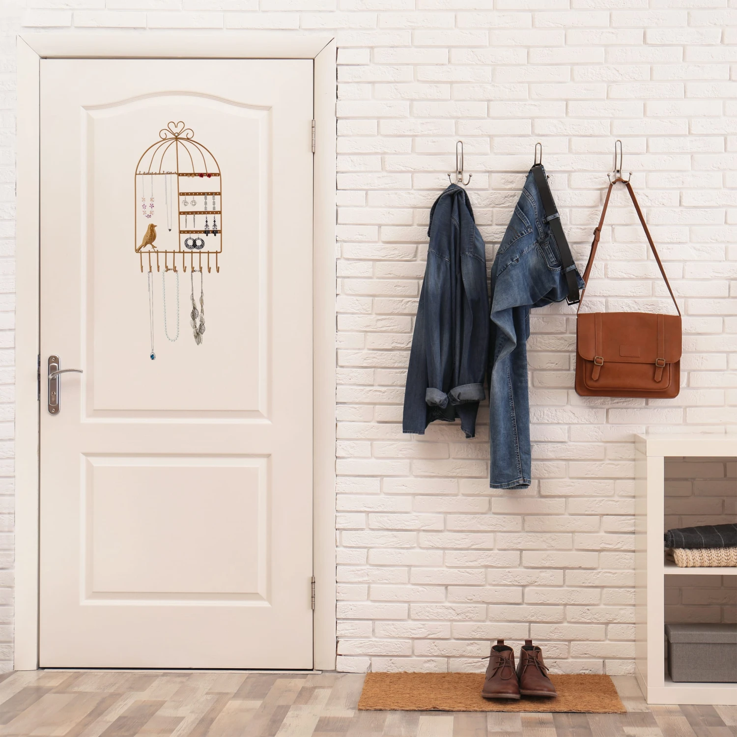 Schmuckhalter In Gold - (B)25,5x (H)44,5 X (T)4,5 Cm – Bild 2