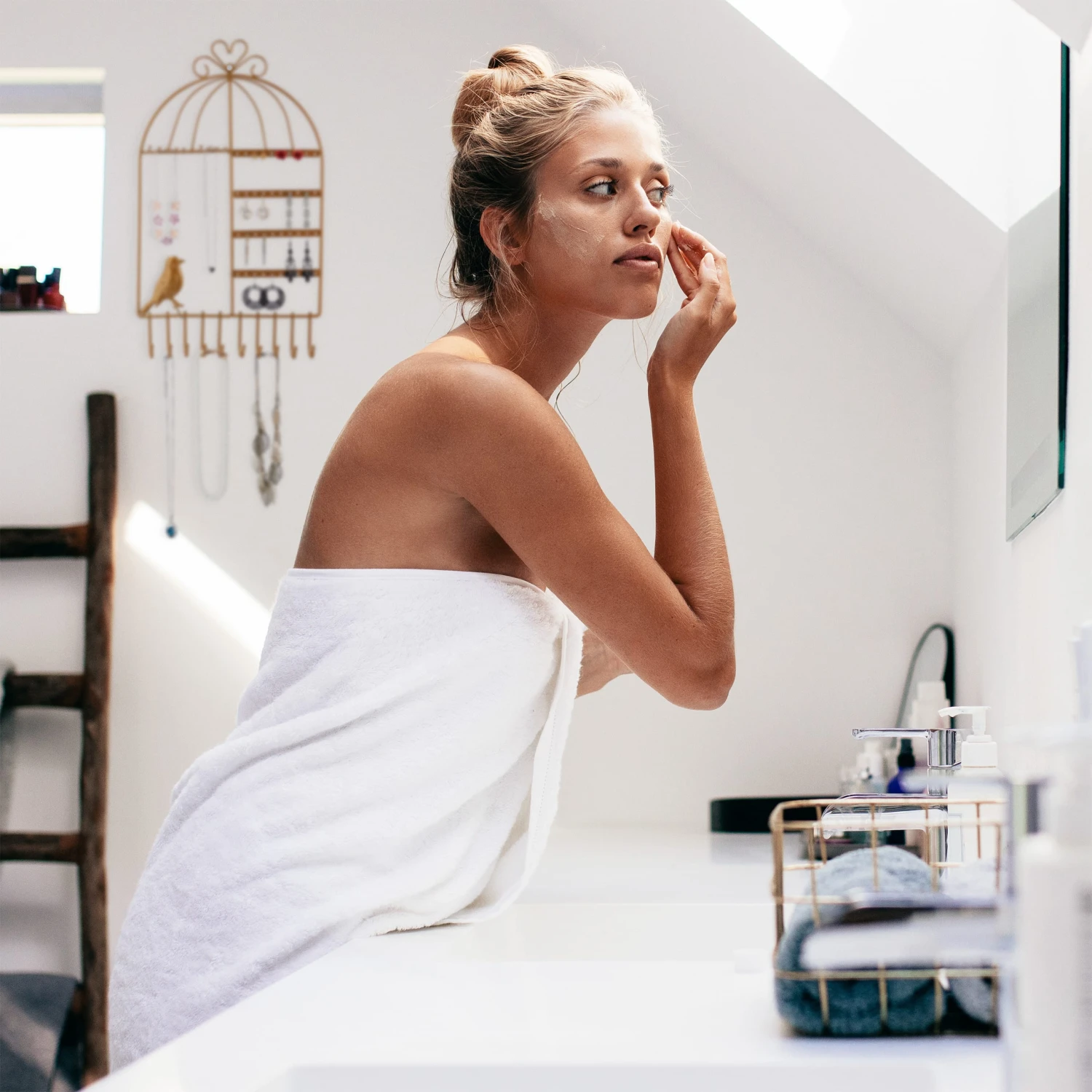 Schmuckhalter In Gold - (B)25,5x (H)44,5 X (T)4,5 Cm – Bild 3