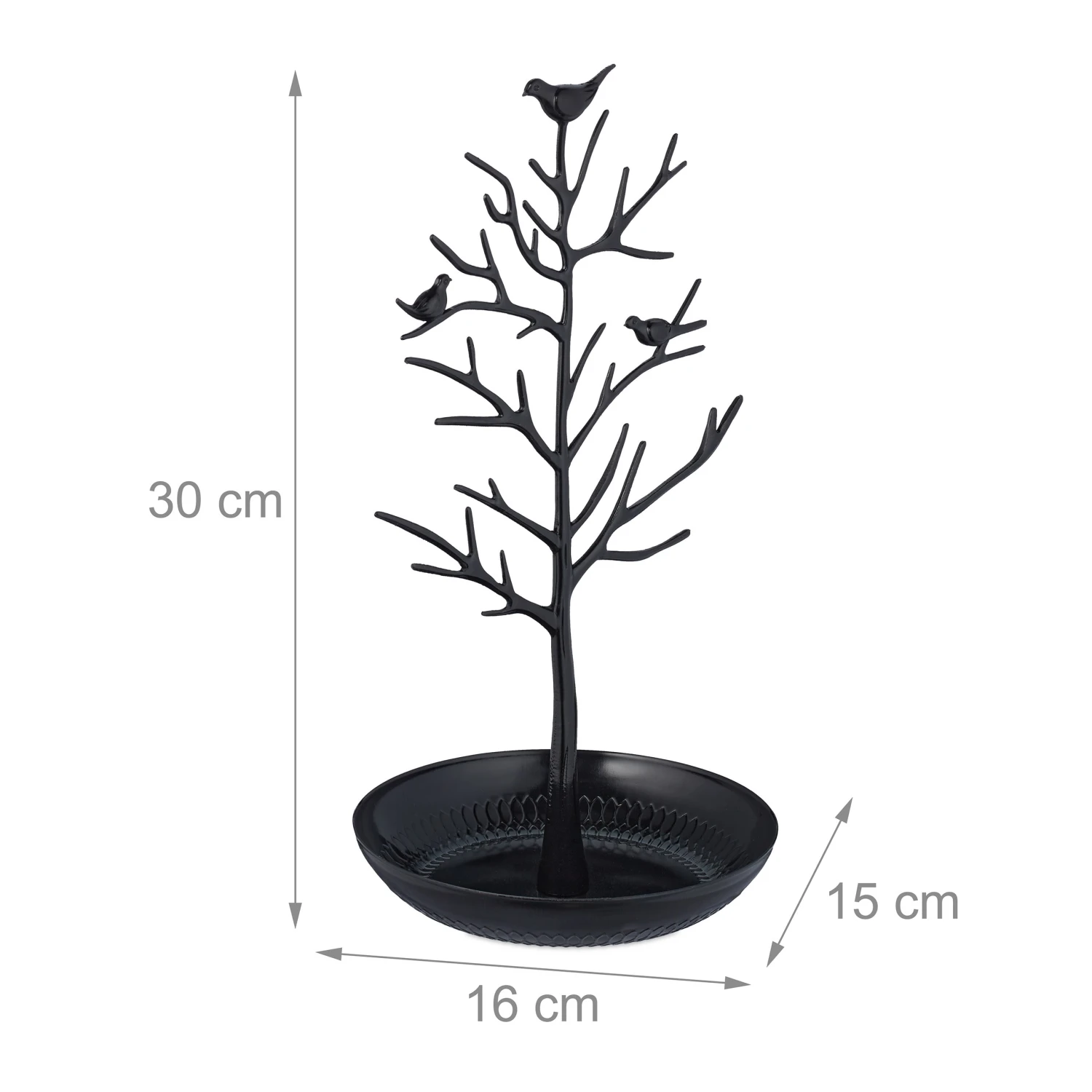 Schmuckständer "Baum" In Schwarz – Bild 4