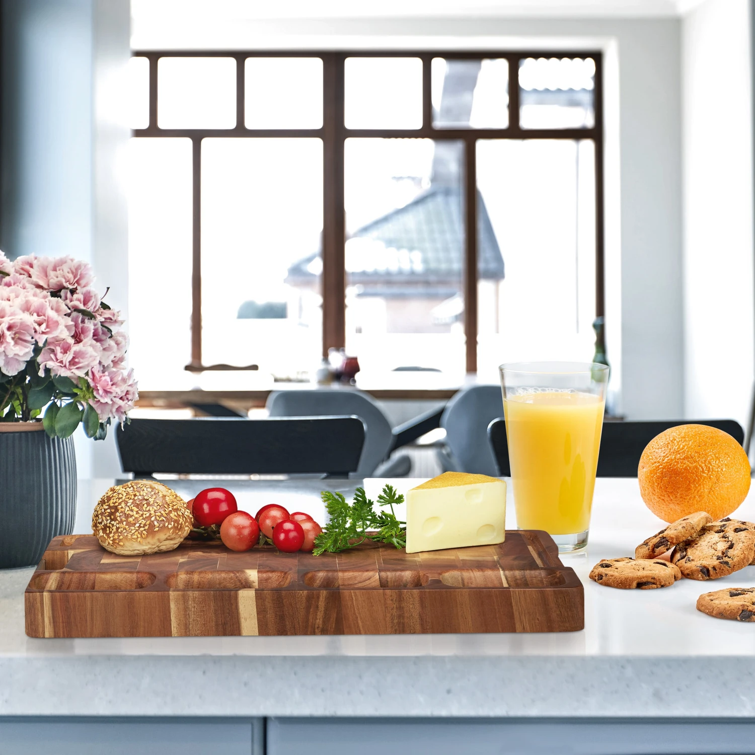 Schneidebrett "Akazie" In Braun - (B)40 X (T)25 Cm – Bild 2