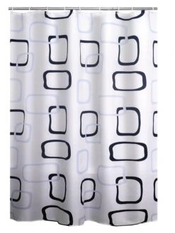 RIDDER Duschvorhang Textil Geo Multicolor 180x200 Cm