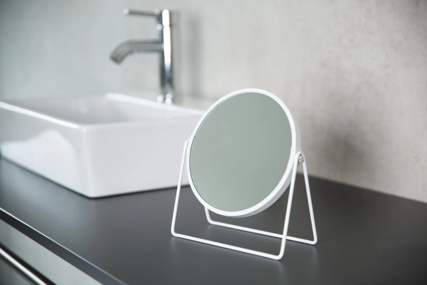 RIDDER Kosmetik-Spiegel Summer Weiß – Bild 2