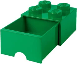 Room Copenhagen LEGO® Aufbewahrungsbox Storage Brick 4er Grün Mit Schublade, 25 X 25...