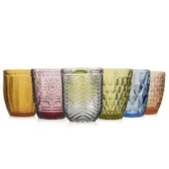 6-tlg. Gläserset Porto 6 In Bunt