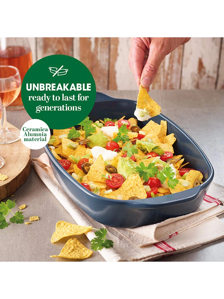 Auflaufform In Schwarz - (L)42 X (B)26 Cm – Bild 3