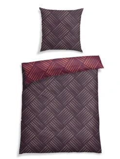 Schiesser Renforcé-Bettwäsche-Set "Mads" In Lila