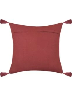 Kissen "Ivanna" In Rot/ Bunt - (L)40 X (B)40 Cm