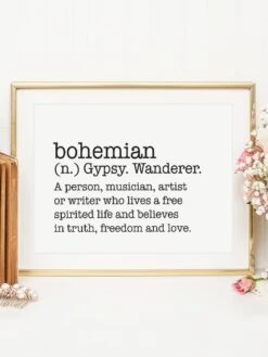 Poster / Kunstdruck "Bohemian" I Ohne Rahmen