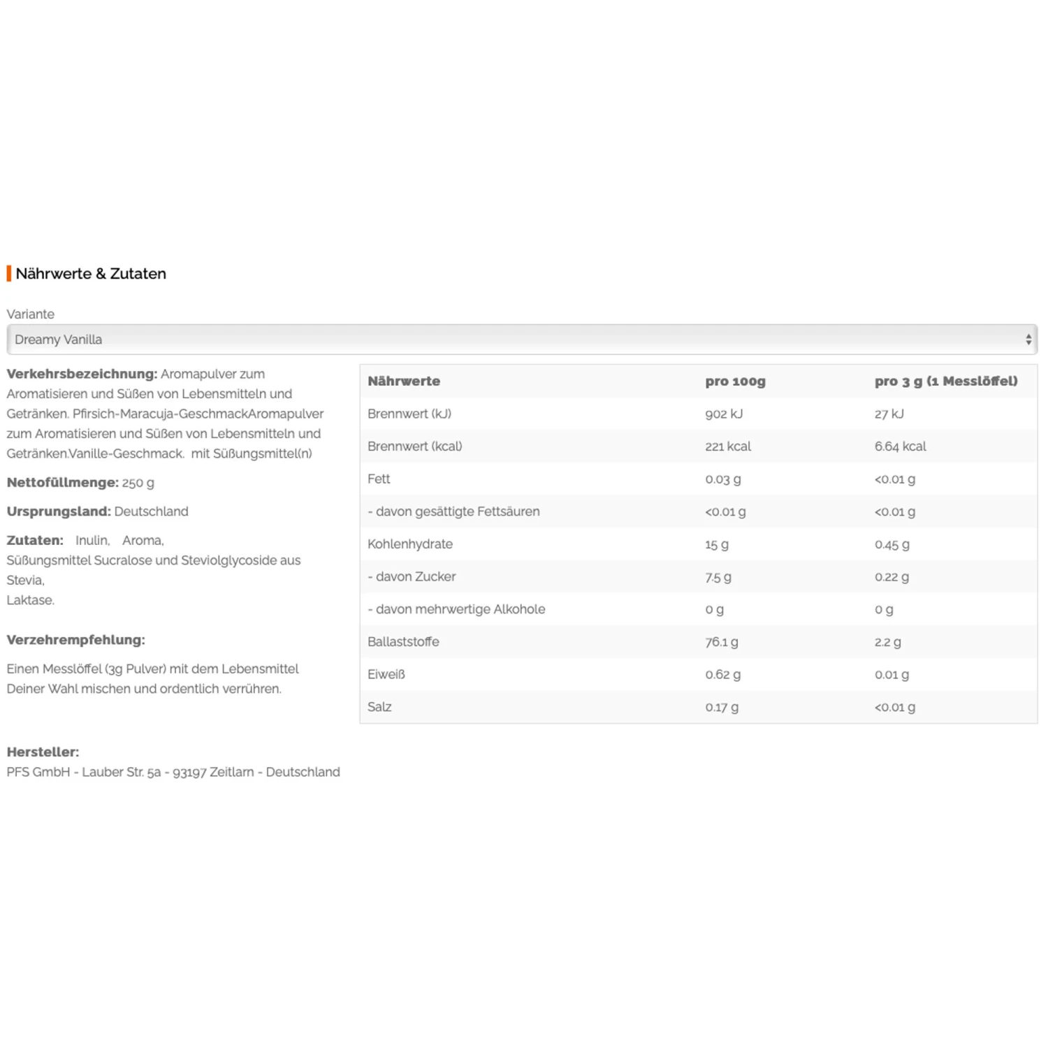 Flavour Explosion In Dreamy Vanilla – Bild 2