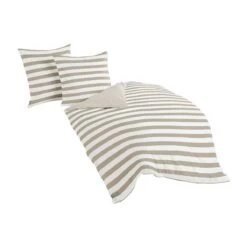 Bettwäsche Albklassik Stripe In Taupe