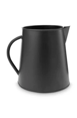 VTwonen Krug "with Handle Metal Black" In Schwarz - 16.5/22x23cm
