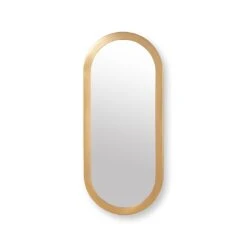 VTwonen Spiegel "Mirror Oval" In Goud - (L) 30 X (B) 70cm