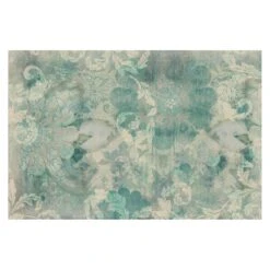 Vliestapete Smart - Eisblumen In Blau