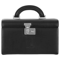 Beluga Schmuckkoffer 24,5 Cm Leder In Schwarz