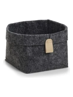 Aufbewahrungskorb In Anthrazit - (B)16 X (H)17 X (T)16 Cm