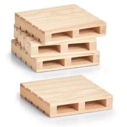 Glasuntersetzer In Braun